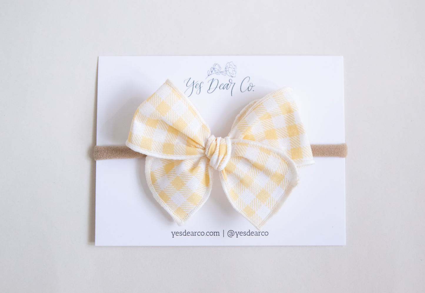 Yellow Gingham | Petite Whimsy