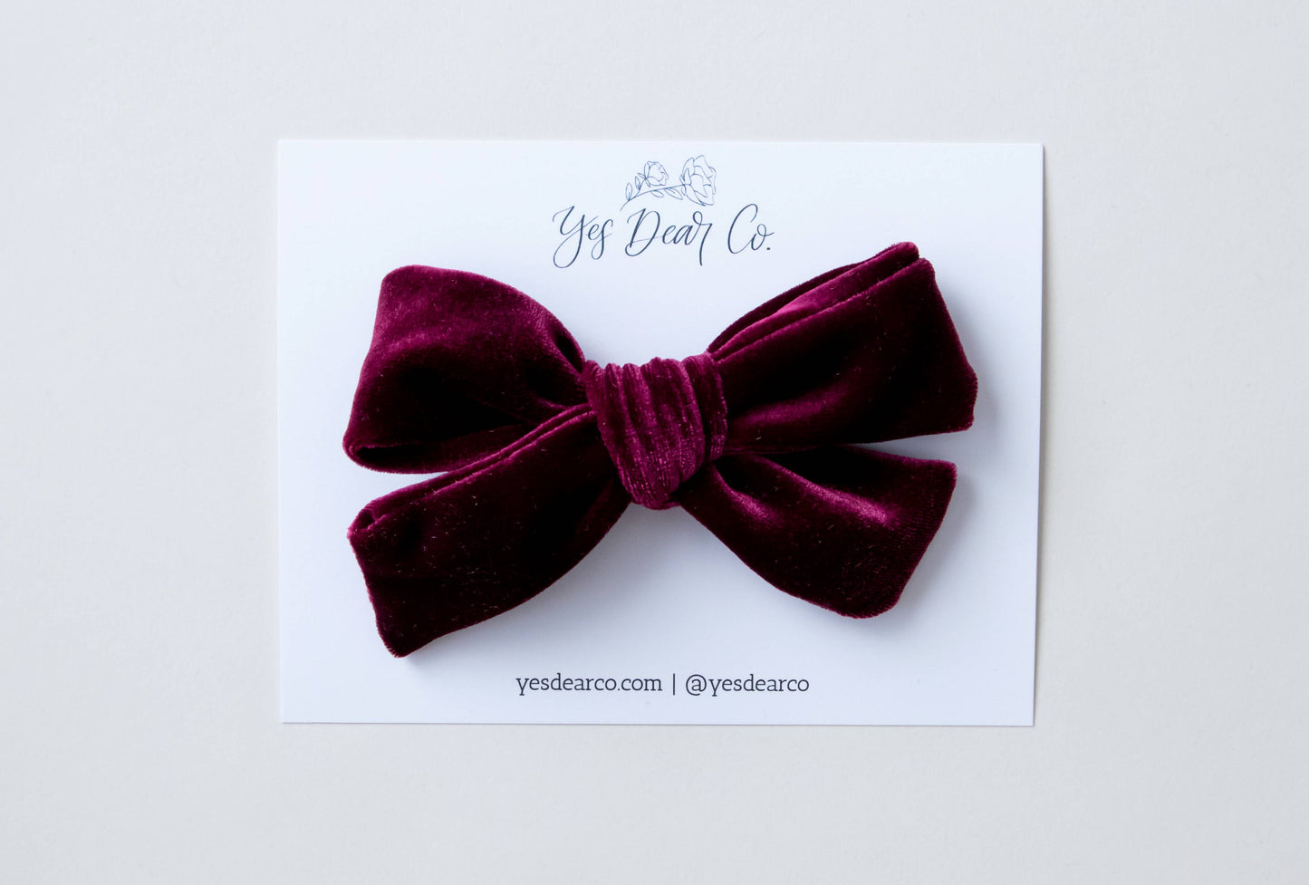 Mulberry Velvet | Large Pinwheel