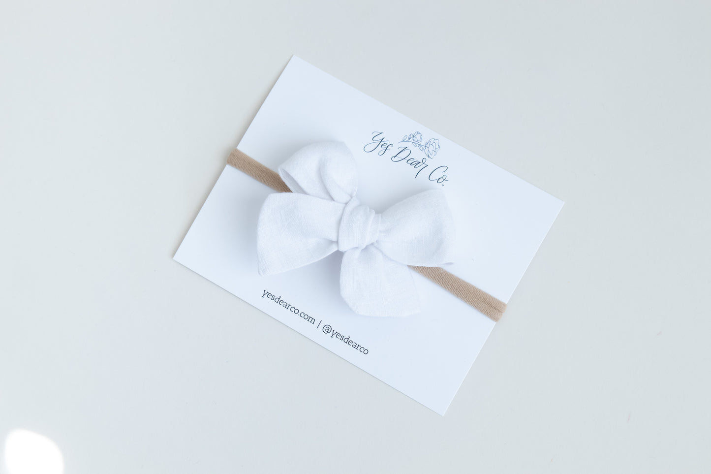 White Linen | Small Pinwheel