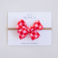 Pink/Red Gingham | Small Pinwheel