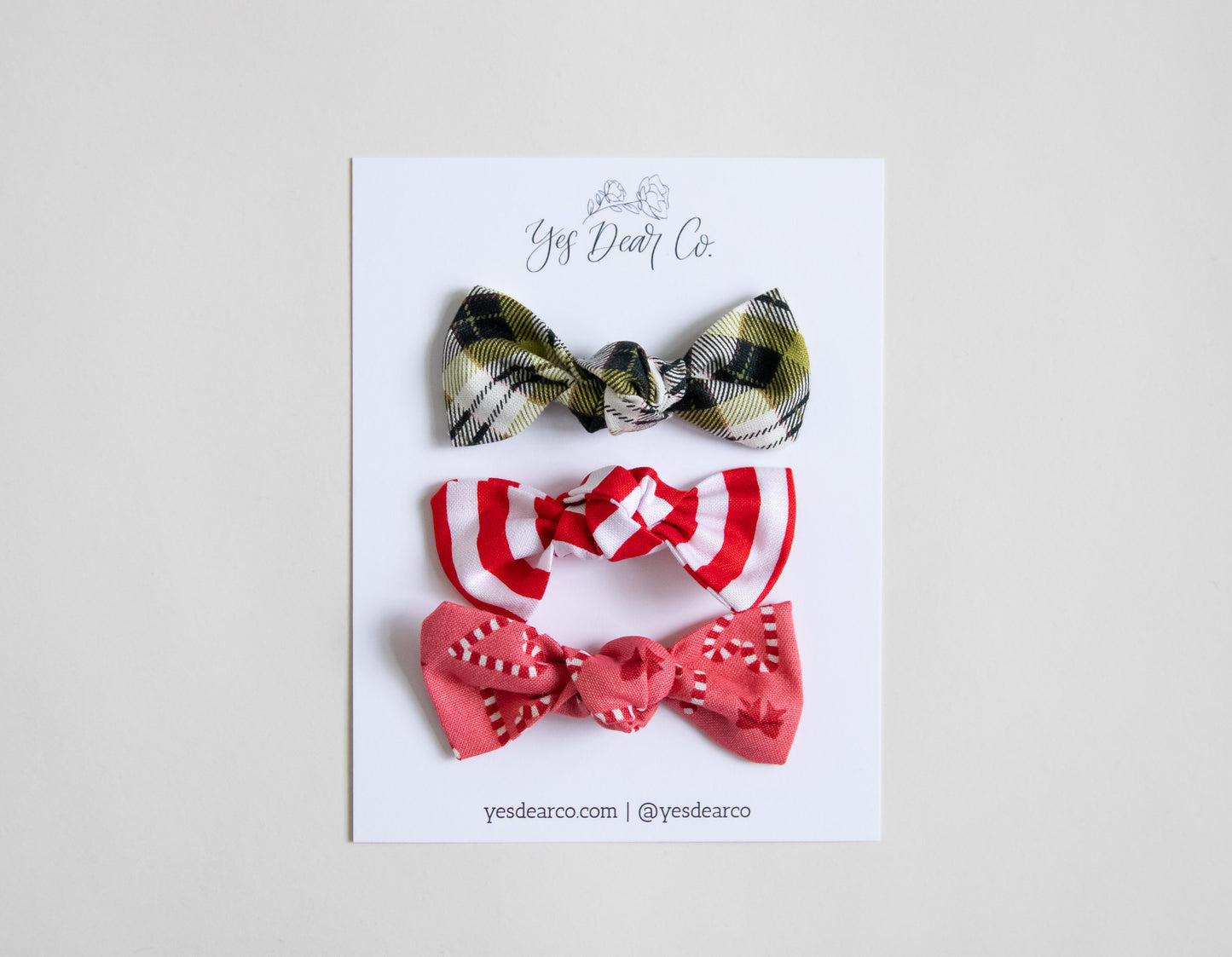 Christmas Knot Bow Set