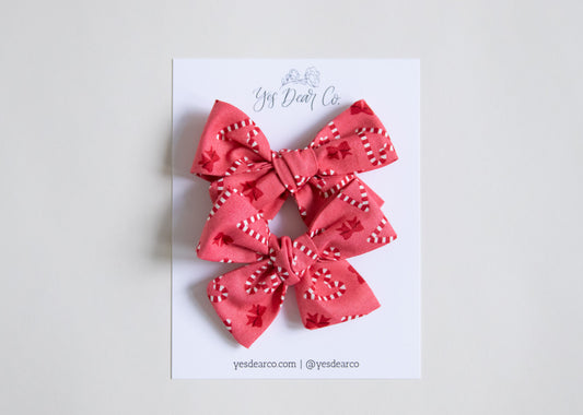 Candy Hearts | Pigtail Bows
