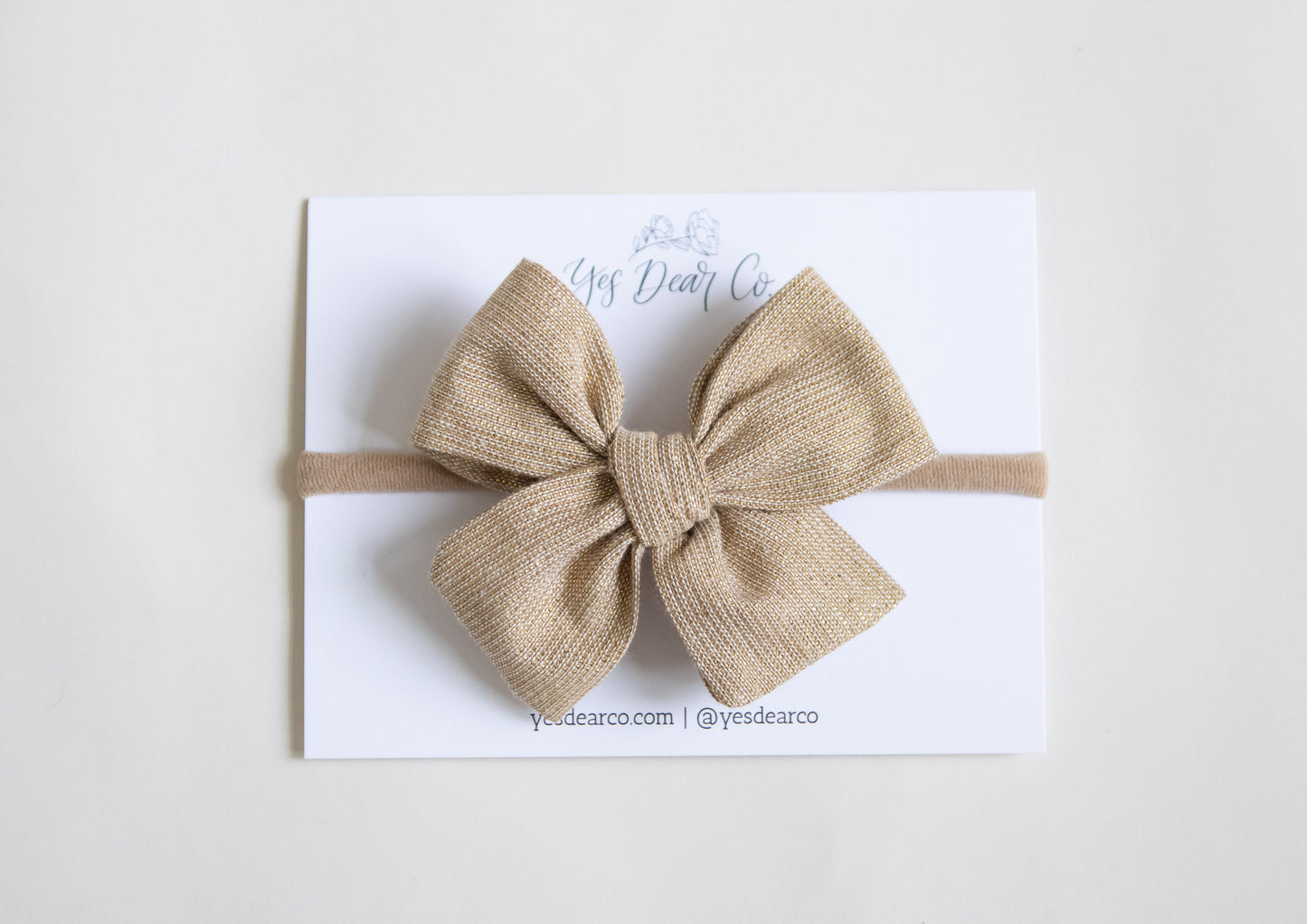 Gold Linen | Large Pinwheel