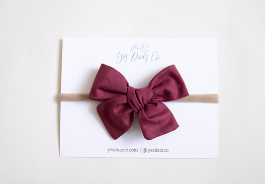 Burgundy | Small Pinwheel