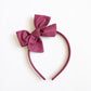 Burgundy| Hard Headband