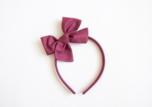 Burgundy| Hard Headband