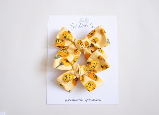 Kitty Pumpkins | Pigtail Bows