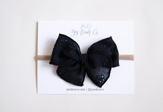 Black Eyelet | Petite Whimsy