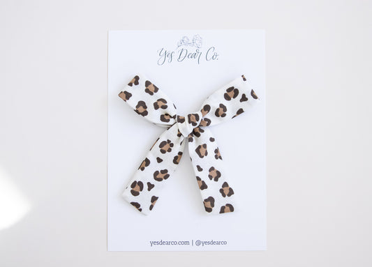 Leopard Love | Long Tail Bow