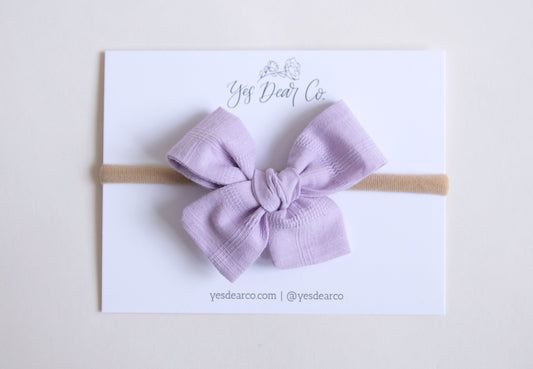 Lilac Grid | Small Pinwheel