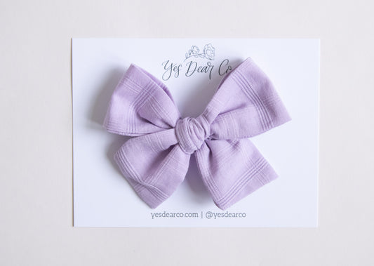 Lilac Grid | Large Pinwheel