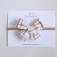 Brown Gingham | Small Pinwheel
