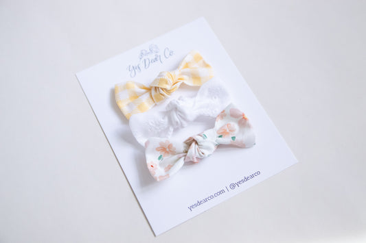 Spring Knot Bow Set