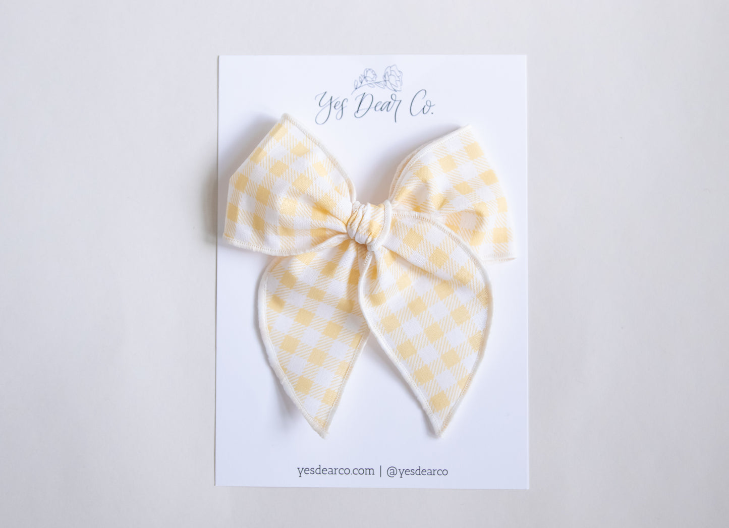 Yellow Gingham | Whimsy