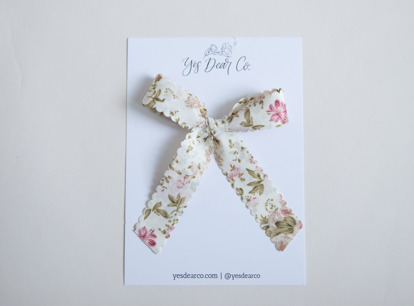 Cream Garden | Long Tail Bow