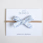 Blue Flowers Gingham | Midi School Girl