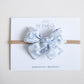 Blue Flowers Gingham | Small Pinwheel