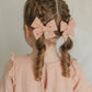 Crepe Floral | Pigtail Bows
