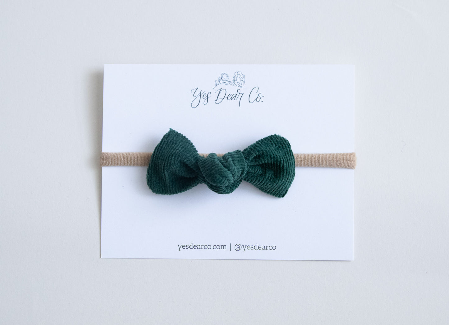 Green Cord | Knot Bow