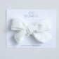 Cream Velvet | Large Pinwheel