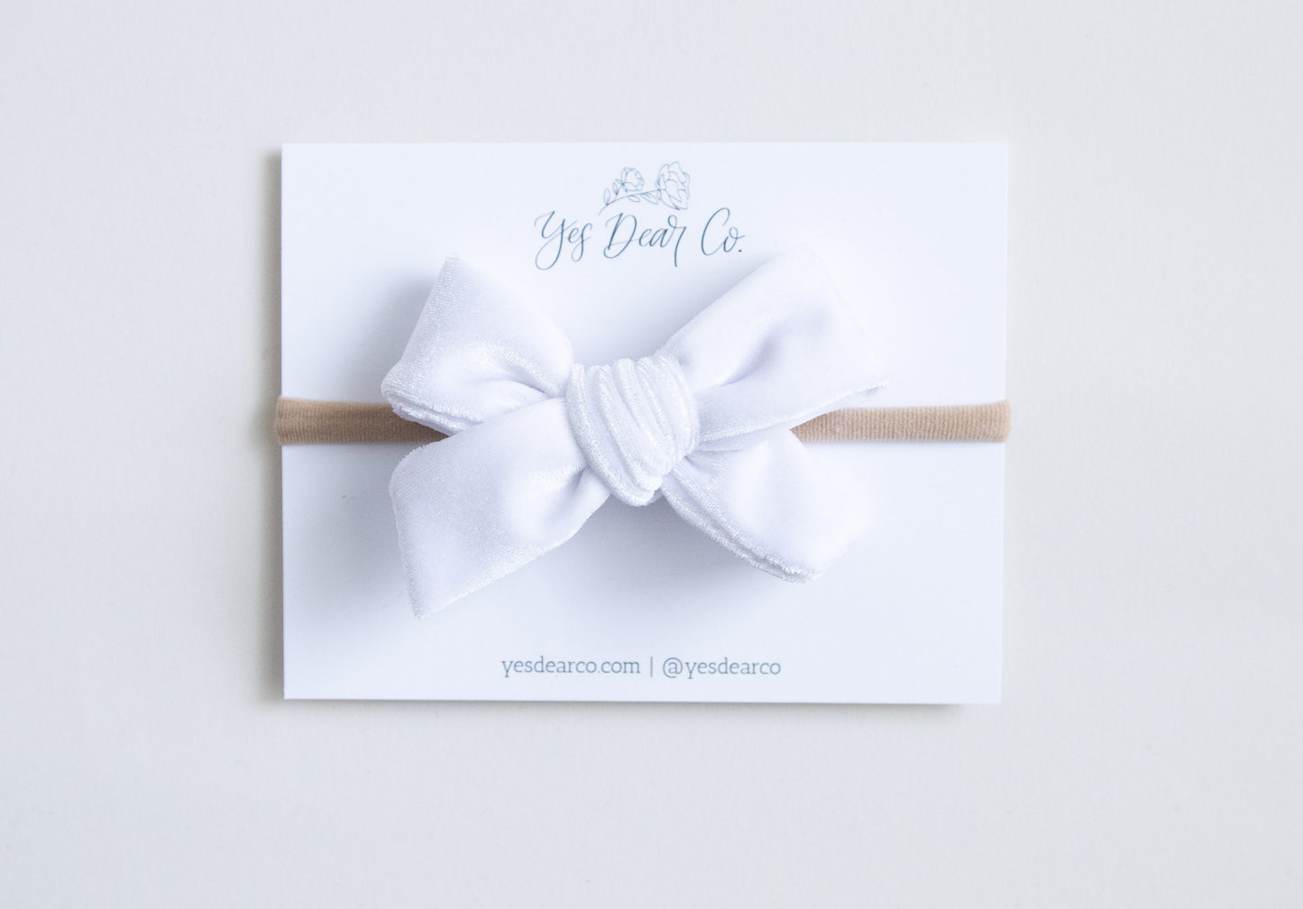 Bright White Velvet | Classic