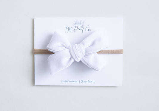 Bright White Velvet | Classic