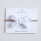 Bright White Velvet | School Girl