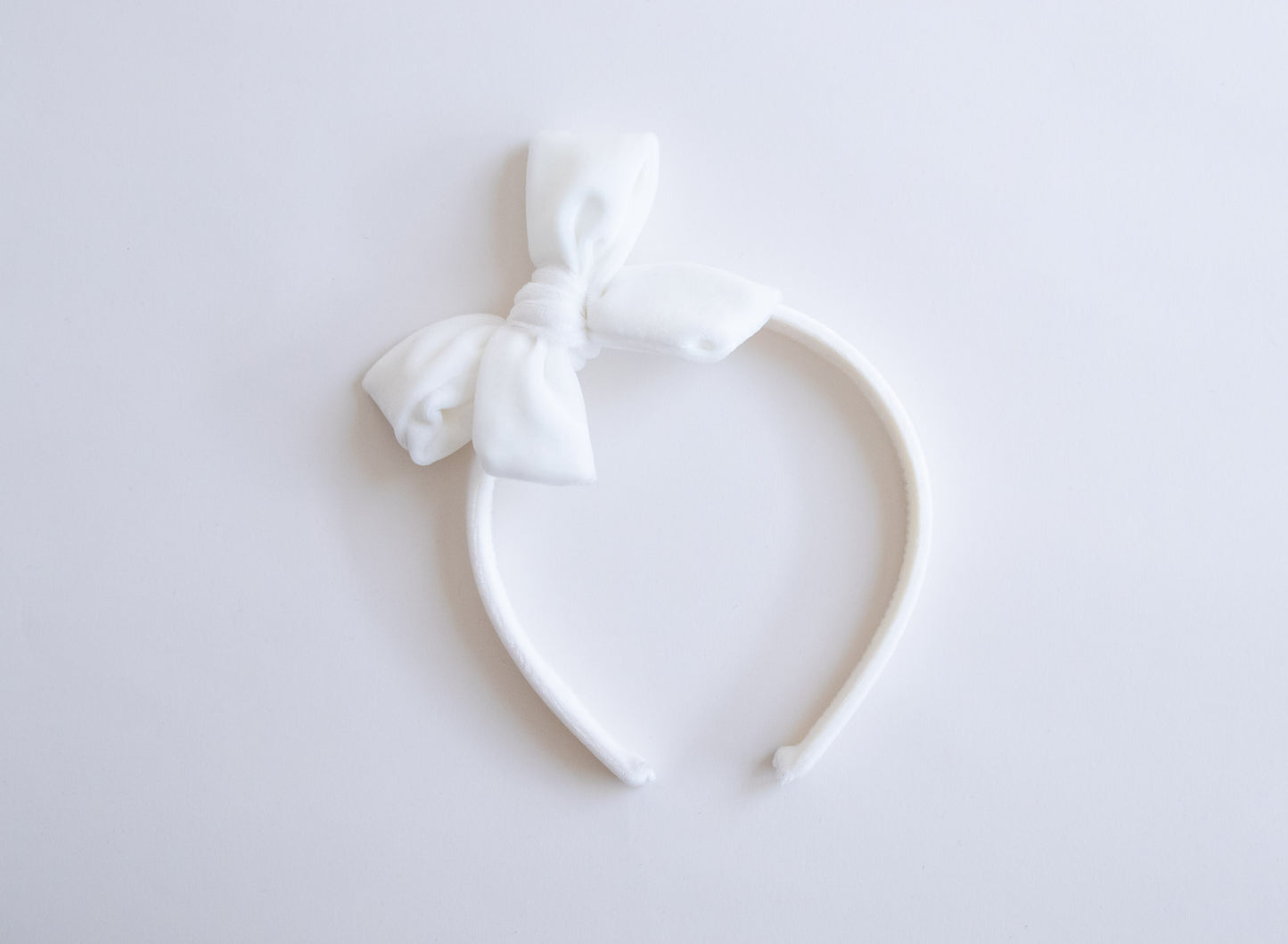 Cream Velvet | Hard Headband