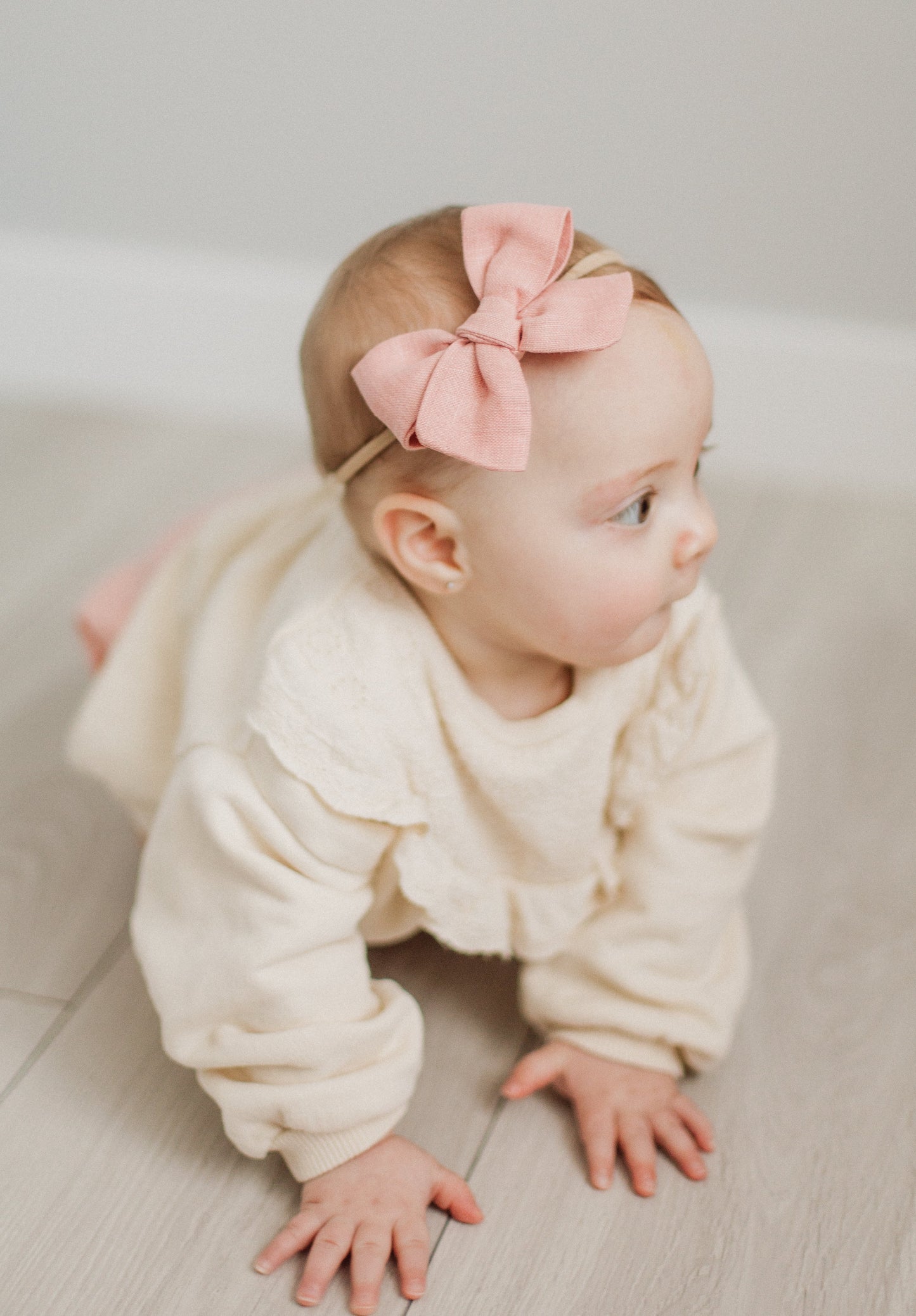 Oat Linen | Large Pinwheel