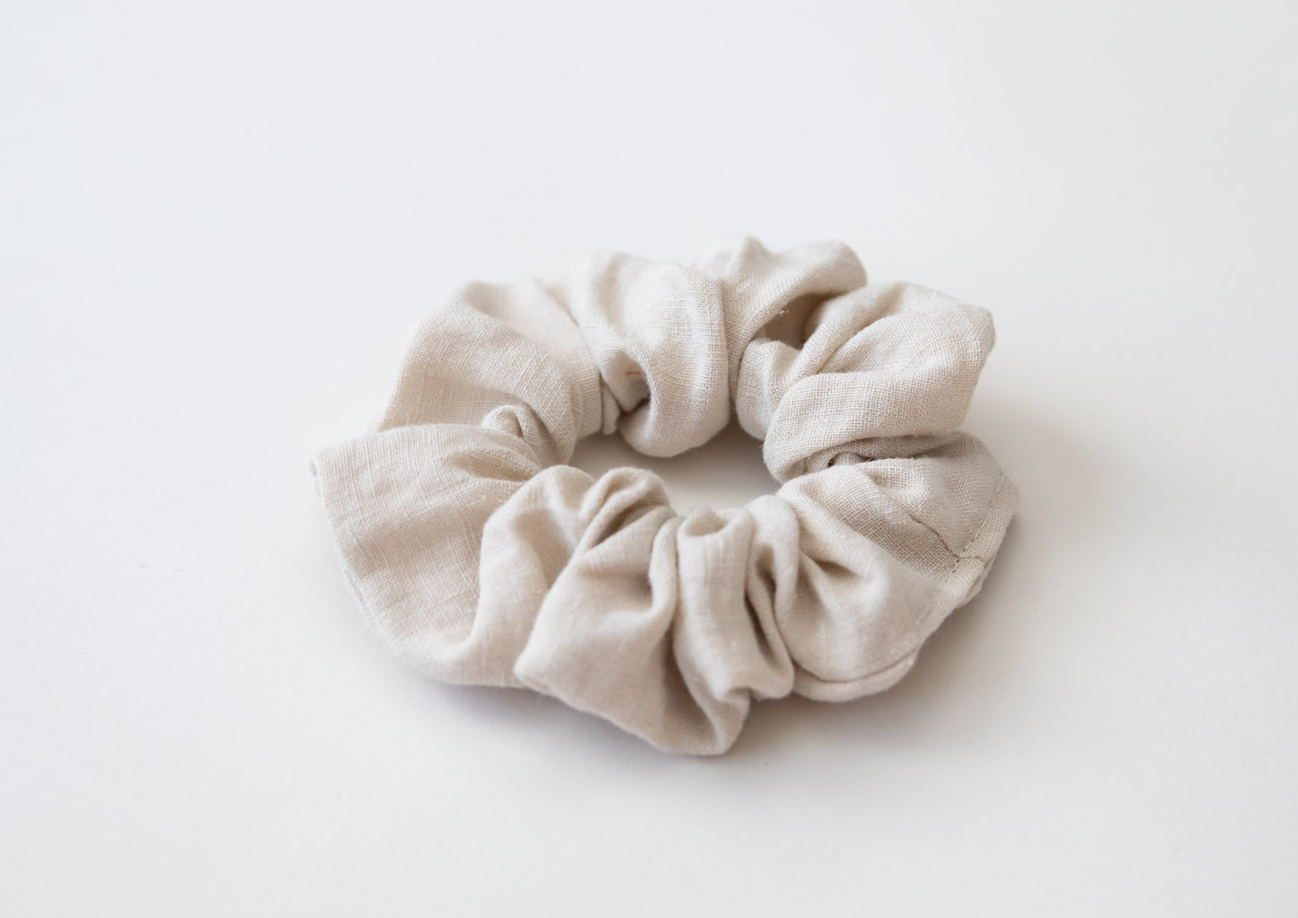 Oat Linen | Scrunchie