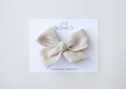 Oat Linen | Large Pinwheel