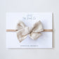 Oat Linen | Small Pinwheel