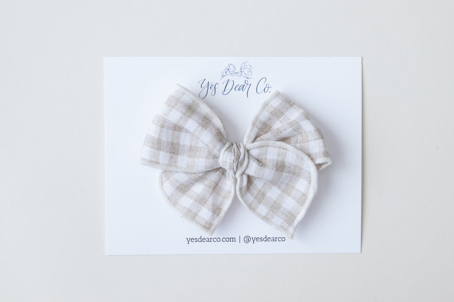 Neutral Gingham | Petite Whimsy