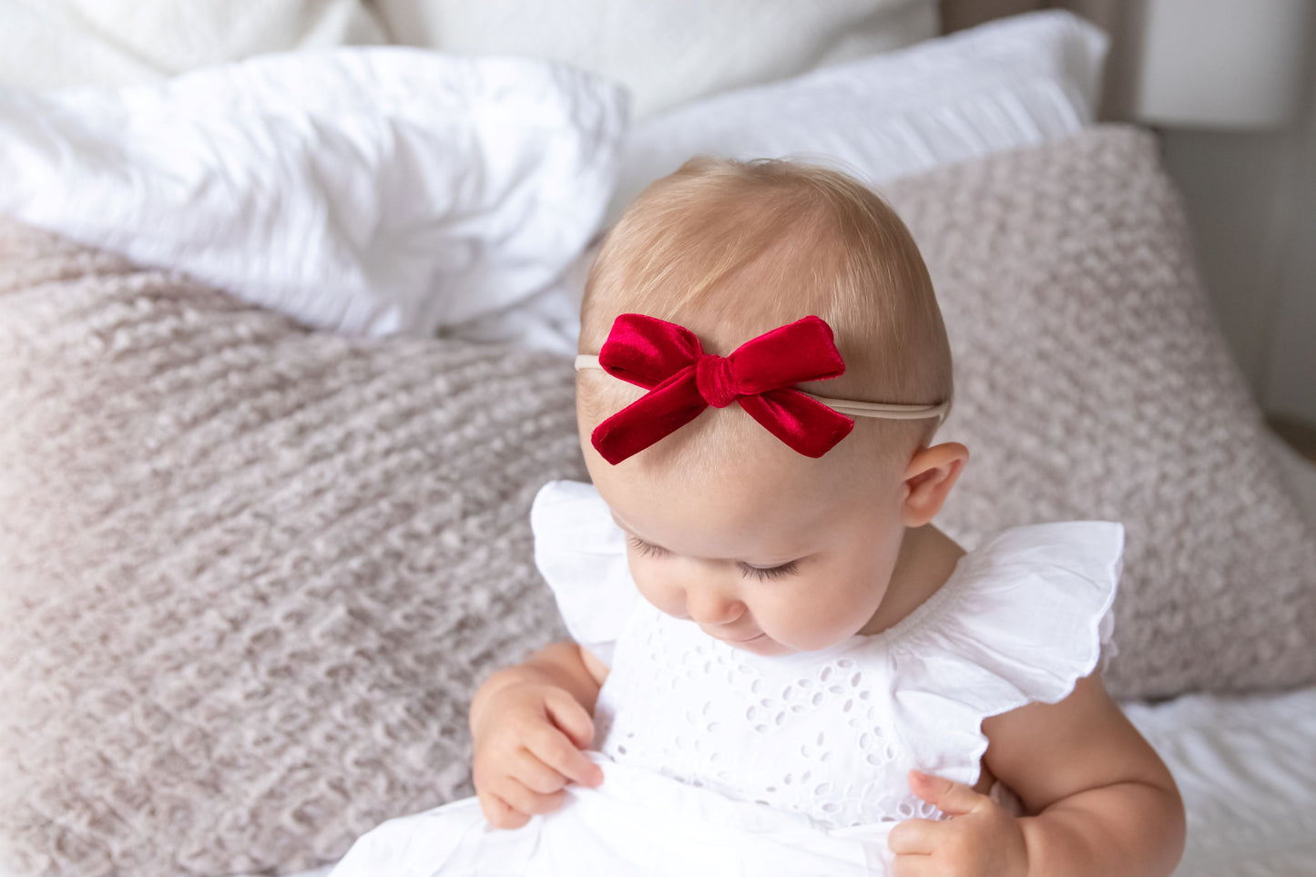 Mulberry Velvet | School Girl Bow