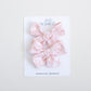 Crepe Floral | Pigtail Bows