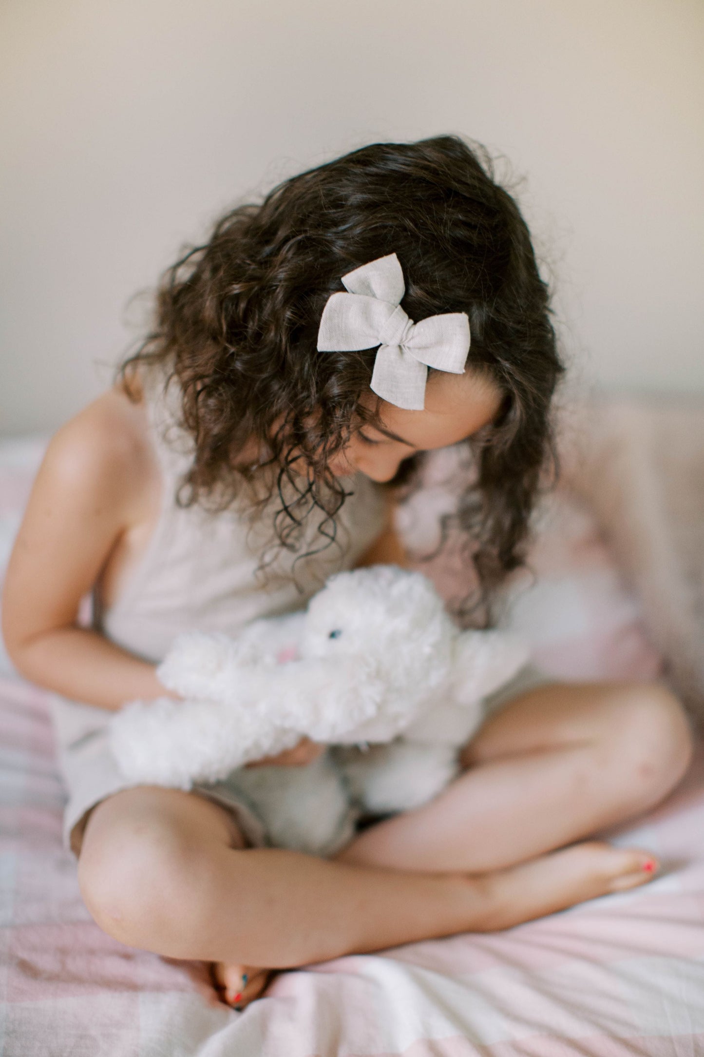 Oat Linen | Small Pinwheel