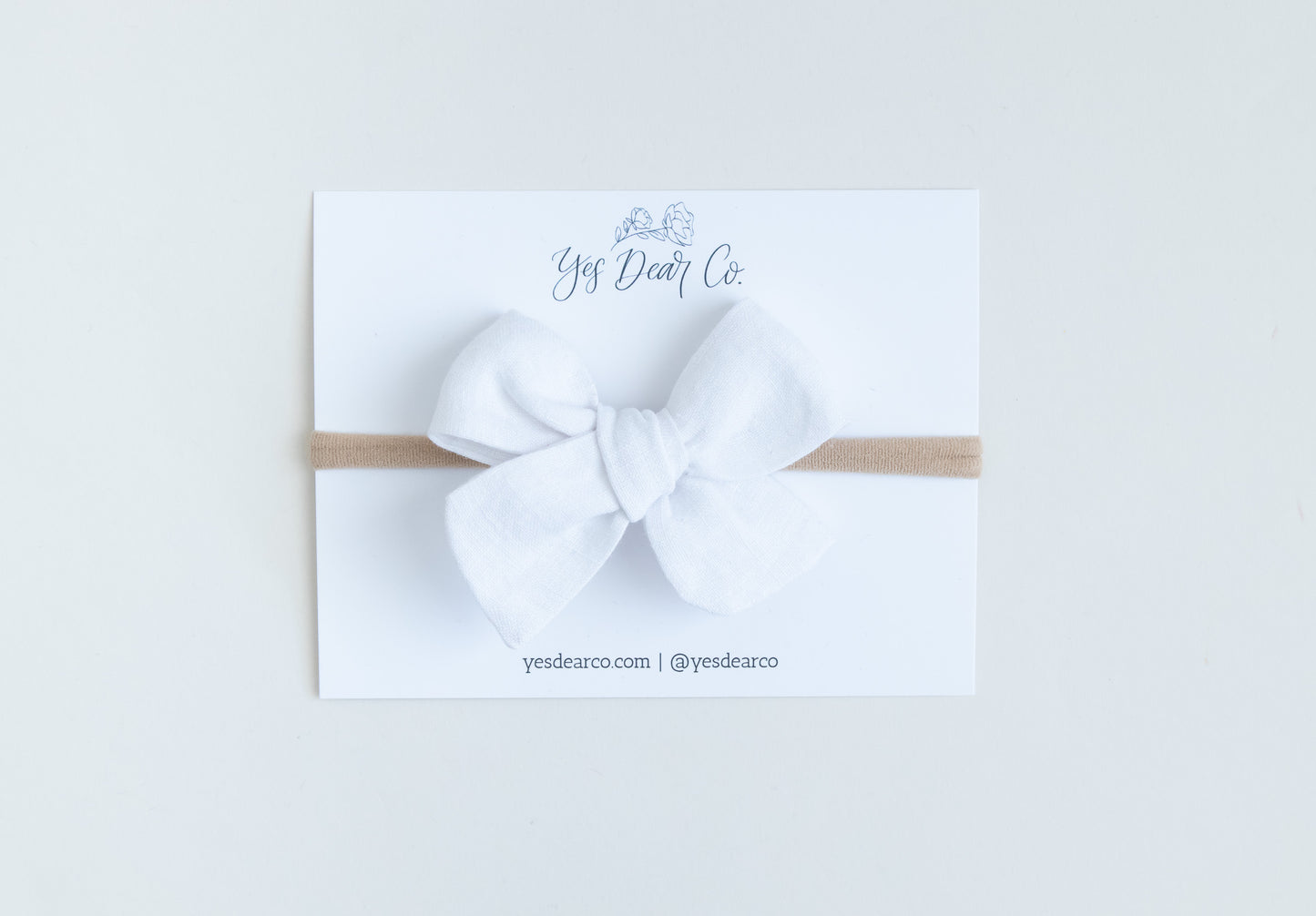 White Linen | Small Pinwheel
