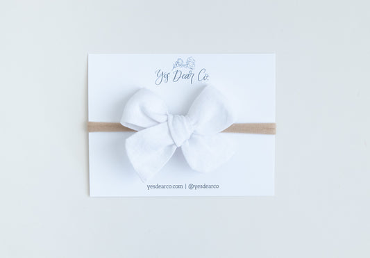 White Linen | Small Pinwheel