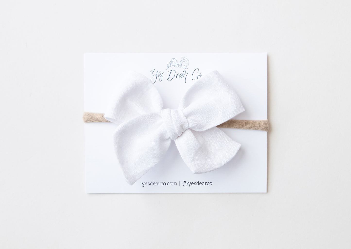 White Linen | Large Pinwheel