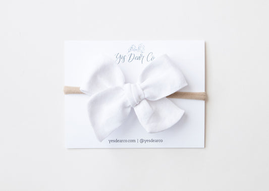White Linen | Large Pinwheel