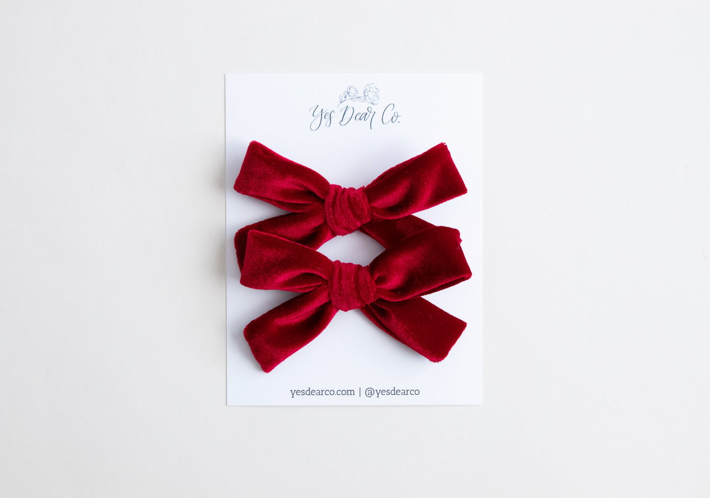 Red Velvet | Pigtail Bows