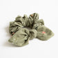 Olive Floral | Bow Scrunchie