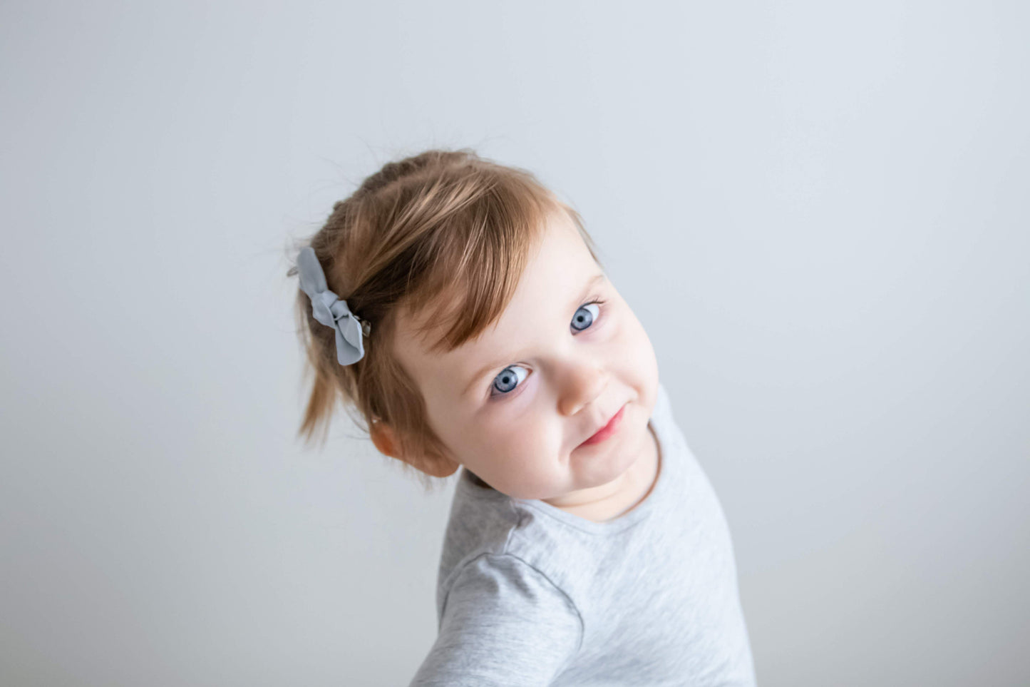 Neutral Gingham | Knot Bow