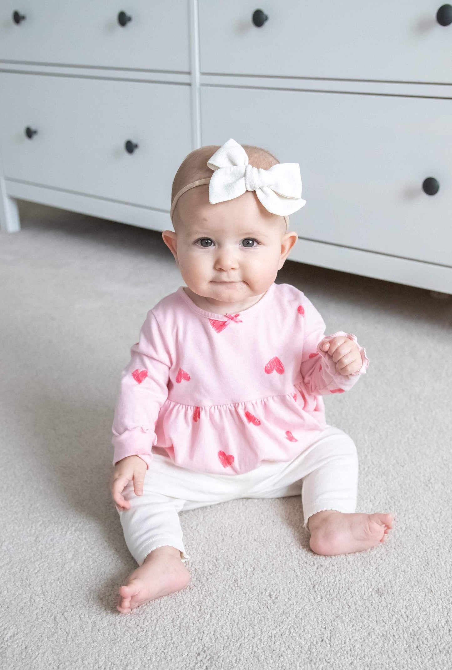 White Linen | Large Pinwheel