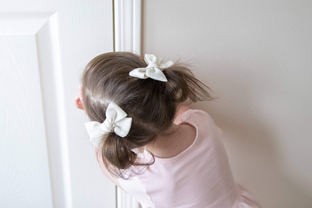 Gold Stars | Pigtail Bows