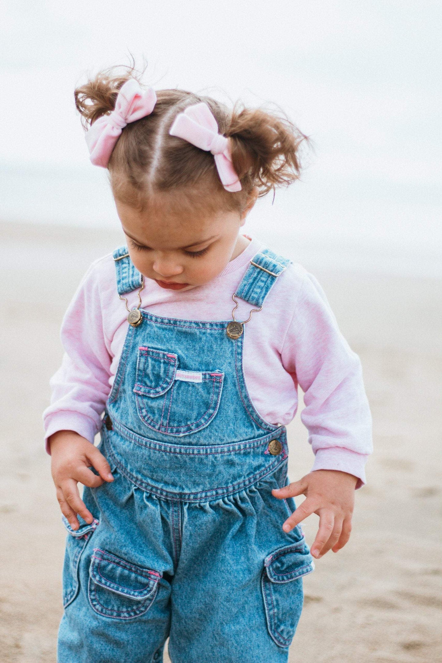 Black Velvet | Pigtail Bows